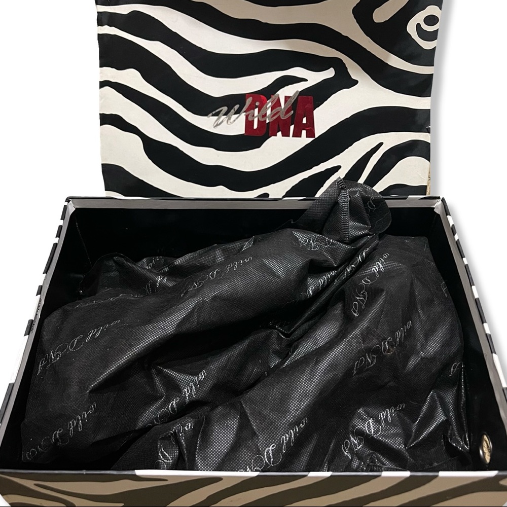 NEW IN BOX Wild DNA cheetah print heels 8 - Picture 7 of 8